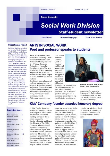 Social Work Division - Brunel University