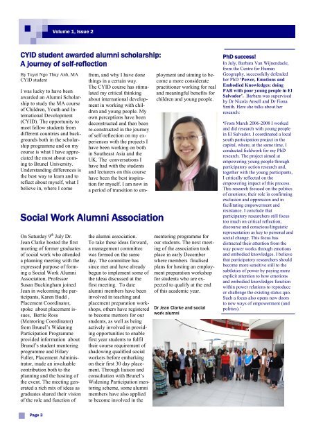 Social Work Division - Brunel University
