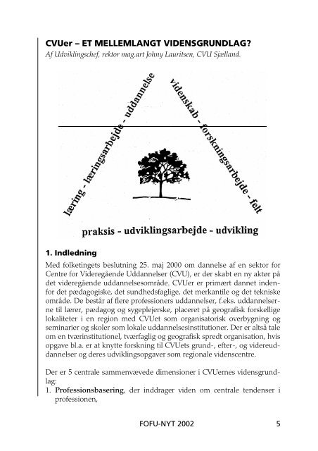 4. årgang 2002 Ny identitet for de mellemlange uddannelser - FOFU