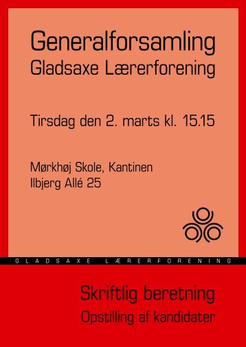 Generalforsamling - Gladsaxe Lærerforening