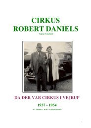 CIRKUS ROBERT DANIELS - Vejrup Sognearkiv