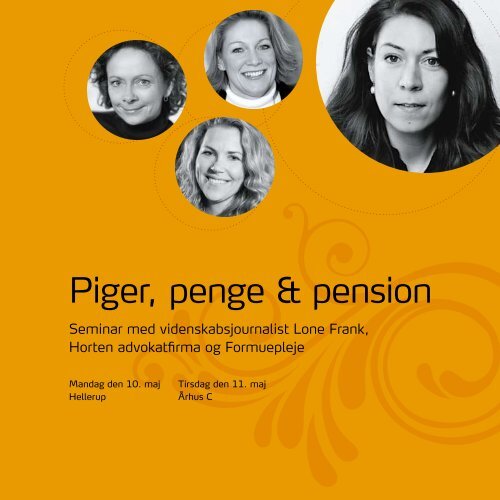 Piger, penge & pension - Formuepleje