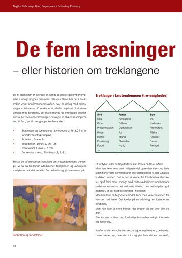 – eller historien om treklangene - Kirken Underviser