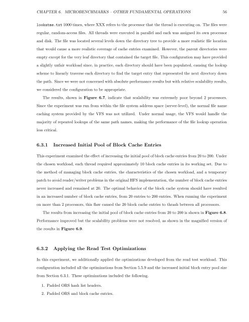 Performance Analysis and Optimization of the Hurricane File System ...