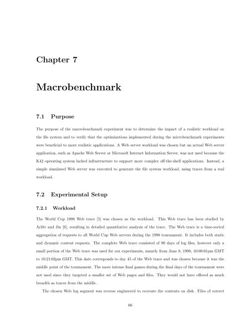 Performance Analysis and Optimization of the Hurricane File System ...