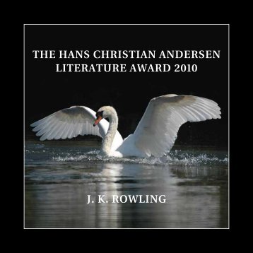 JK Rowling The hans ChRisTian andeRsen liTeRaTuRe awaRd 2010