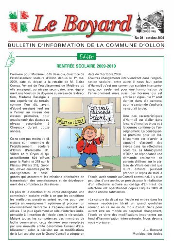 Le Boyard n° 29 - Ollon