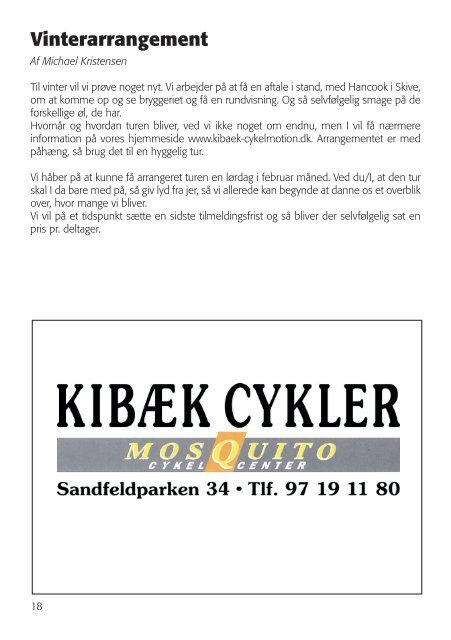 Klubblad September 2012 - Kibæk Cykelmotion