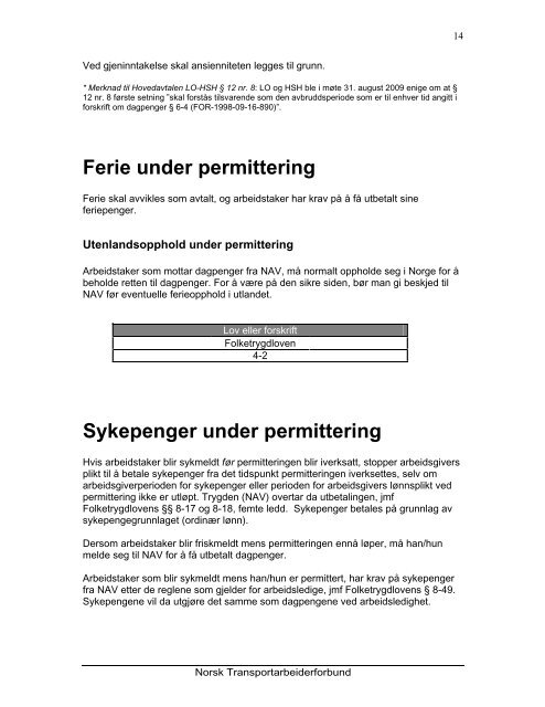 Last ned heftet om permitteringer (pdf) - Truckers.no