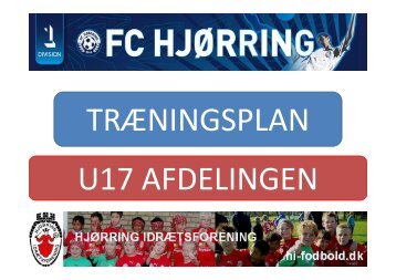 Træningsplan- U17 - hi-fodbold.dk