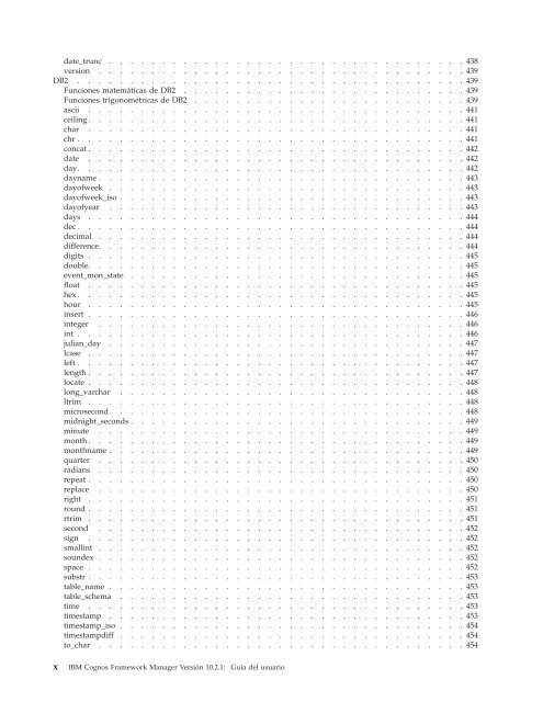 IBM Cognos Framework Manager Versión 10.2.1: Guía del usuario