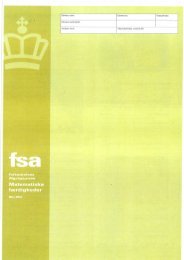 FSA færdighed maj juni 2012 - gabor.dk