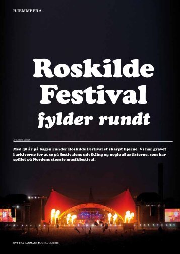 Roskilde Festival fylder rundt - Anders Derlich