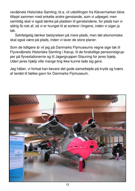 Årsskrift 2012 - Flyvevåbnets Historiske Samling