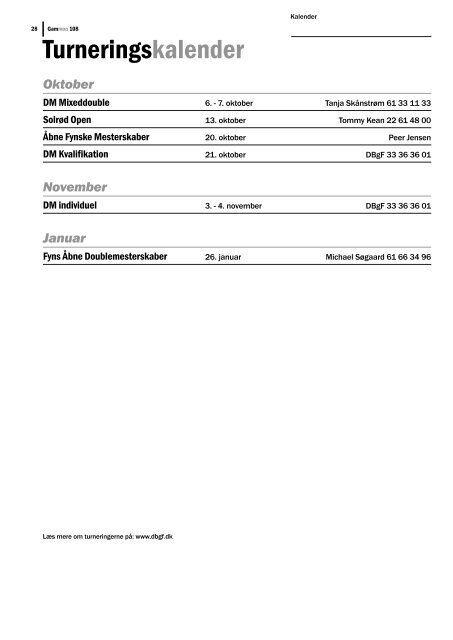 Gammon 108.indd - Dansk Backgammon Forbund