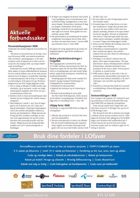 Les hele bladet i pdf-format - Norsk Lokomotivmannsforbund