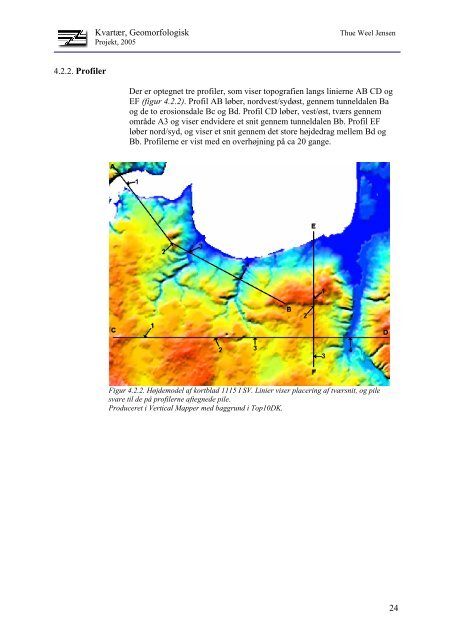 Kvartær, geomorfologisk projektReport in danish. - Thue Weel Jensen