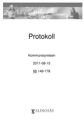 protokoll_kommunstyrelsen_2011-08-15.pdf ... - Alingsås kommun