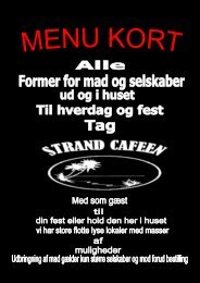 Menukort 2012