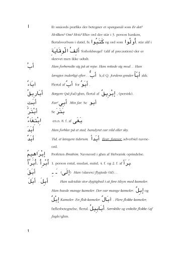 Qur'anisk arabisk ordbog