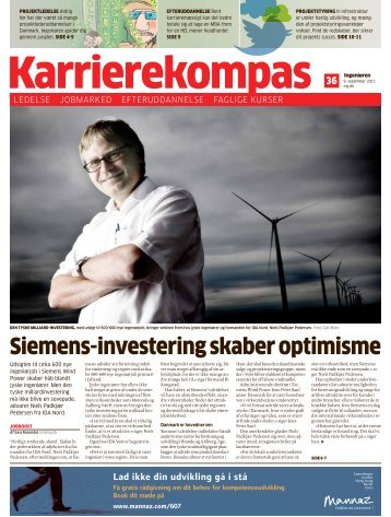 siemens-investering skaber optimisme - LiveBook