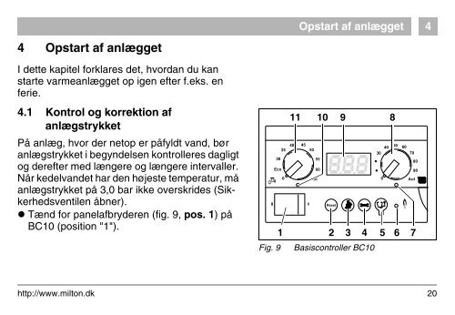 User Manual Milton TopLine 80/100 - DK