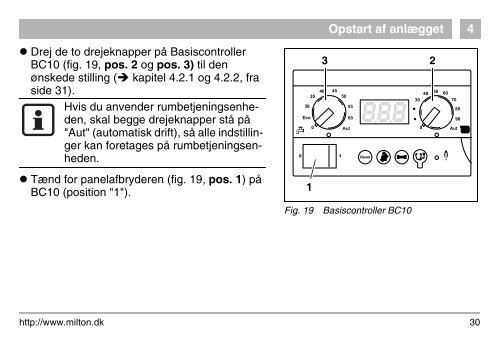 User Manual Milton TopLine 80/100 - DK