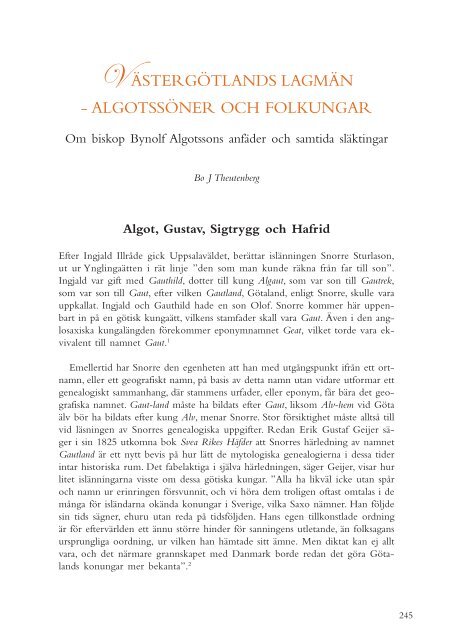algotssöner och folkungar - theutenberg . se