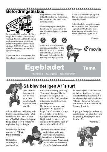 Egeblad nr. 2 2007-08 - Taastrup Realskole