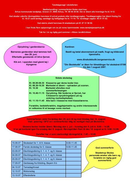 Nr. 7 juni 2007 - Skødstrup Skole