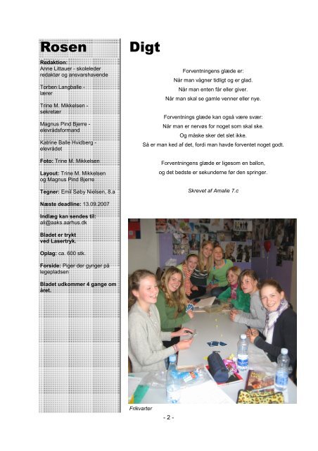 Nr. 7 juni 2007 - Skødstrup Skole
