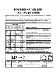 Postbeskrivelser - Dansk Orienterings-Forbund