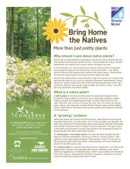 Why should I care about native plants? - Pennsylvania Department ...