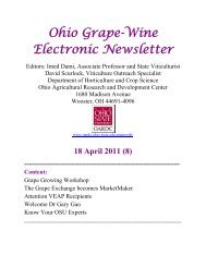 Ohio Grape-Wine Electronic Newsletter - Ohio Agricultural Research ...