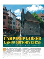 Campingpladser langs motorvejene - Kitta & Sven