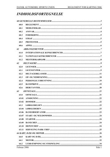 Reglement 6 2003 - Kongelig Dansk Automobil Klub Sport Fyn