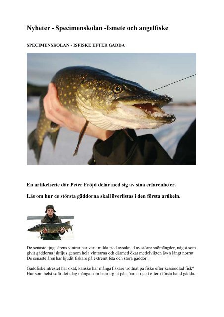 Isfiskeskola - Scandinavian Fishing