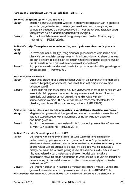 Registratreurskonferensiebesluite - Aktepraktyk.co.za