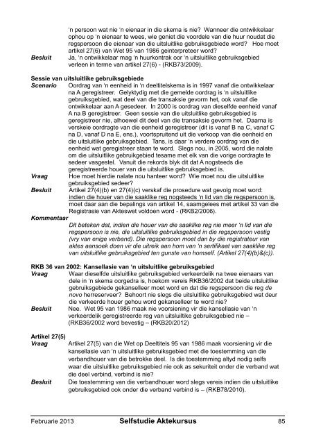 Registratreurskonferensiebesluite - Aktepraktyk.co.za