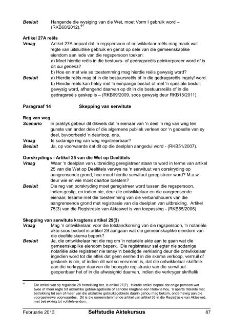 Registratreurskonferensiebesluite - Aktepraktyk.co.za