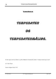 Temperatur Og temperaturmåling. - Valle´s Bedste Hjemmeside.