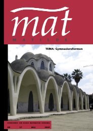 TEMA - Matilde - Dansk Matematisk Forening
