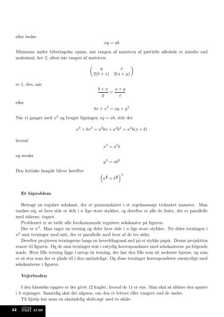 TEMA - Matilde - Dansk Matematisk Forening