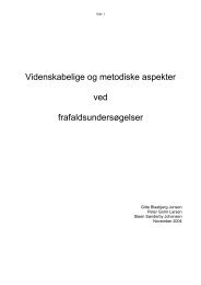 Frafaldsanalyse - policy.dk