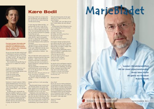 Mariebladet november 2011 - Mariehjemmene