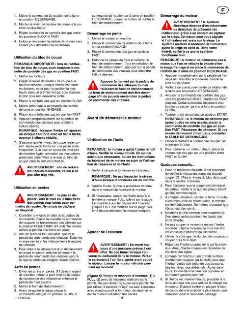 Instruction Book − Riding Mower Model ... - Safe Motor AS