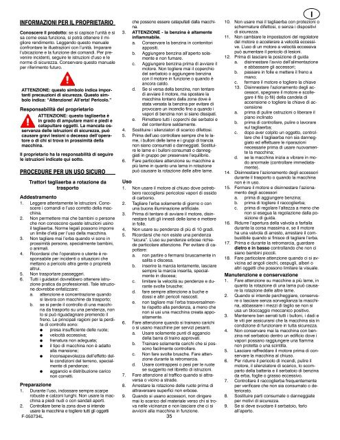 Instruction Book − Riding Mower Model ... - Safe Motor AS