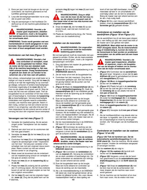 Instruction Book − Riding Mower Model ... - Safe Motor AS