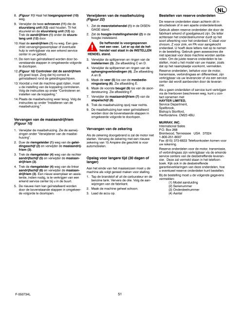 Instruction Book − Riding Mower Model ... - Safe Motor AS