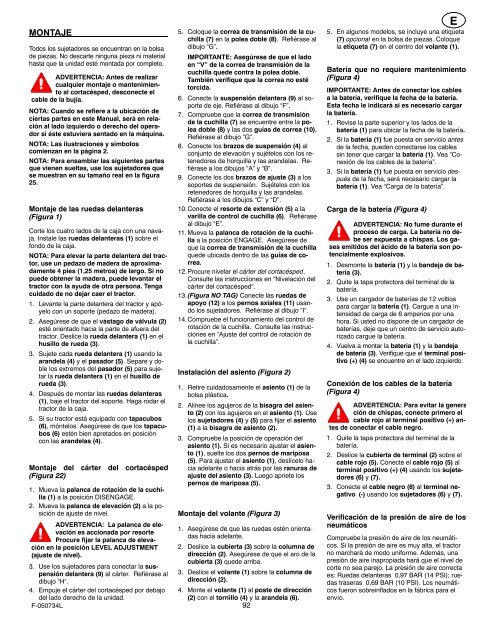 Instruction Book − Riding Mower Model ... - Safe Motor AS